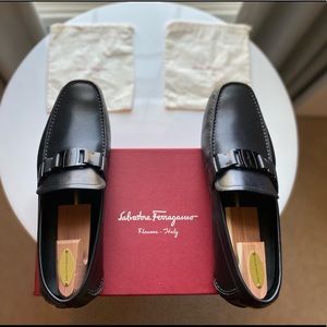 Salvatore Ferragamo Black Loafer Mens Size 12
